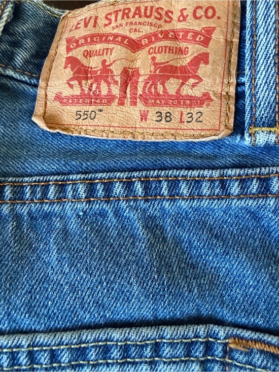 Levi's Other - Levi Strauss & Co. 550 Classic Cotton Denim Jeans 38x32 Relaxed Fit Vintage